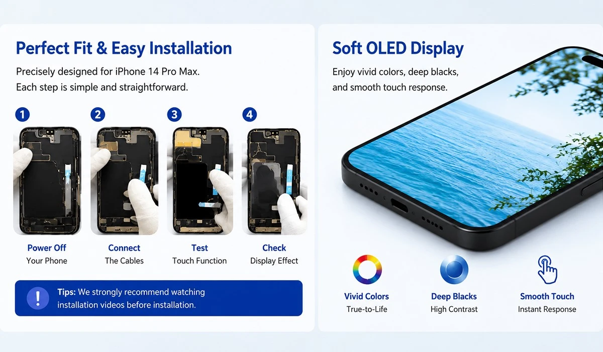 Easy Installation Vivid Display Experience